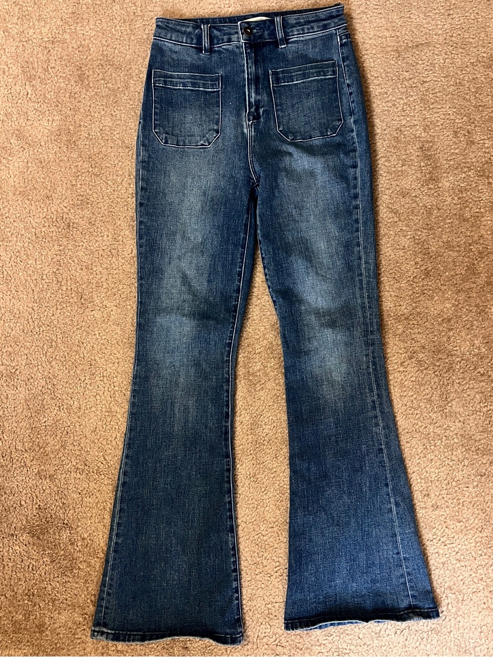 Chelsea and Violet flare jeans